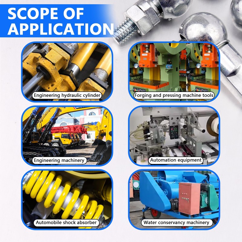 ATOPLEE CS10 Ball Joint Tie Rod End L Shape Threaded