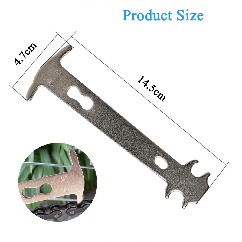 Bike Chain Wear Indicator Tool - Upgraded Portable Bicycle Chain