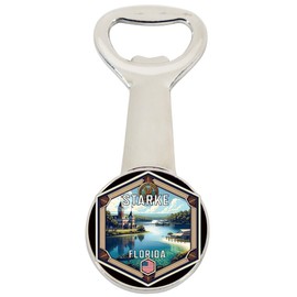 Starke Florida Travel Destination Souvenir Magnetic Bottle Opener