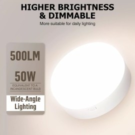 LELITE 3 Color Temperature Indoor Battery Powered Wall Lamp Light for Bedroom Living