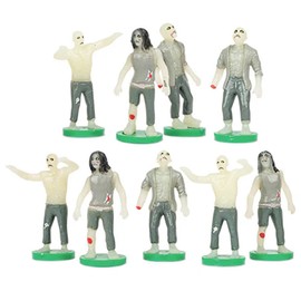 Accoutrements Archie McPhee Unleash The Undead Pocket-Sized Peril: Itty Bitty Zombies Miniature Figuress for Maximum Fun, Green