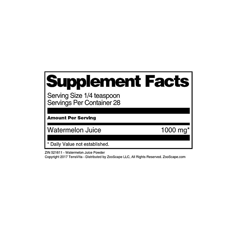 Watermelon Juice Powder (1 oz, ZIN: 521611)