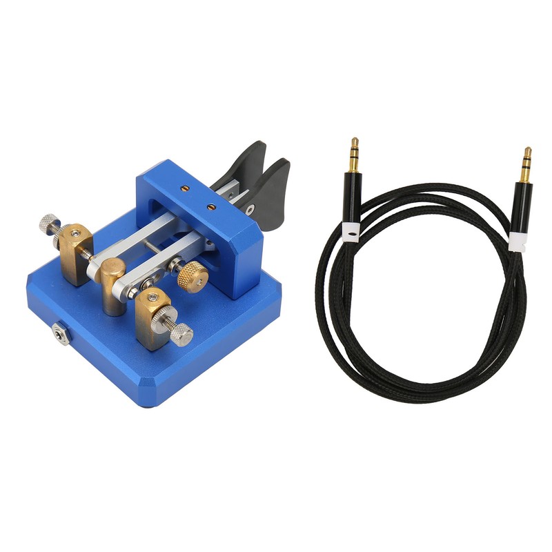 Morse Code Key Double Paddle Automatic Shortwave Portable CW Morse