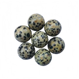 Sunshcat Natural Speckle 0.78 Inchs Crystals and Healing Stone Ball Set,Home Desktop Feng Shui Array Decoration(7 Pieces) ﻿