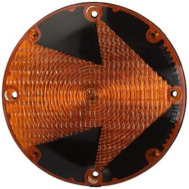 Grote 56083-7" School Bus Lights - Single Contact W/Arrow Lens, 12V