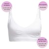 Herzmutter 5220 Nursing Bra without Underwire, Includes Bra Extension, Removable