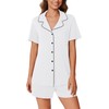 Ekouaer Womens Pajama Sets 2 Piece Pjs Short Sleeve Button