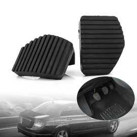 Clutch Brake Pedal Rubber Cover, Brake Pedal Rubber Cover, Manual Pedal Covers, Manual Pedal Covers For Peugeot/Citroen 1007 207 208 301 C3 C4 C5 C6 C8 1 Pair