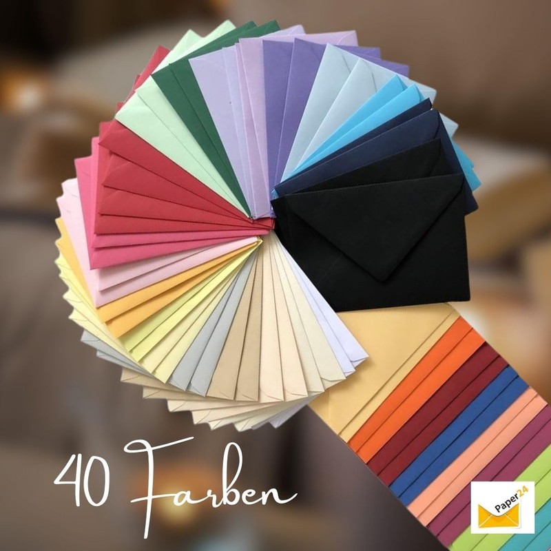 25 quality Envelopes B6 125 x 176 mm: 01 Soft