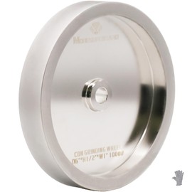 MORESUPERHARD CBN Grinding Wheel 6 inch 1000 Grit,1/2" Bore,1" Wide,forAll Kinds of 6 inch Bench Grinders,for Sharpening High Speed Steel Tools WoodTurining Tools(1000 Grit)