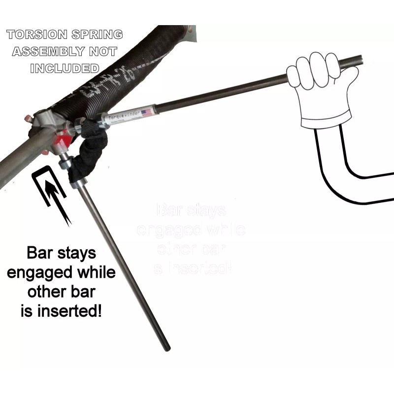 Torquewinder Garage Door Spring Winding Bars: Easier to handle &