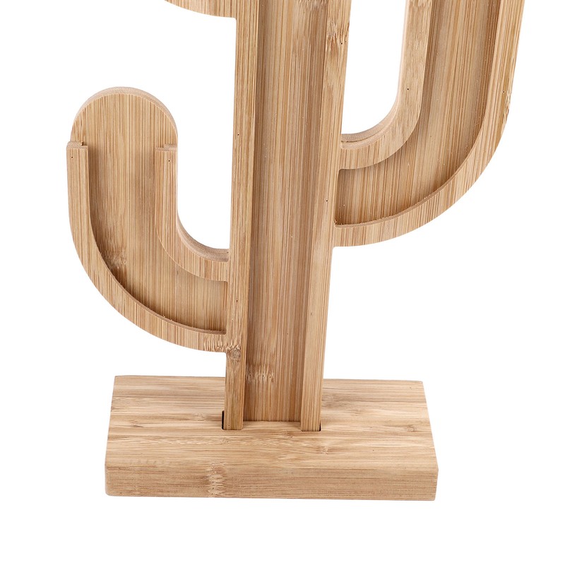 Wooden Coffee Capsule Holder Removable Coffee Pod Holder Cactus Shape