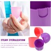 Baluue 4pcs Period Cup Storage Case High-temperature Resistant Tool for