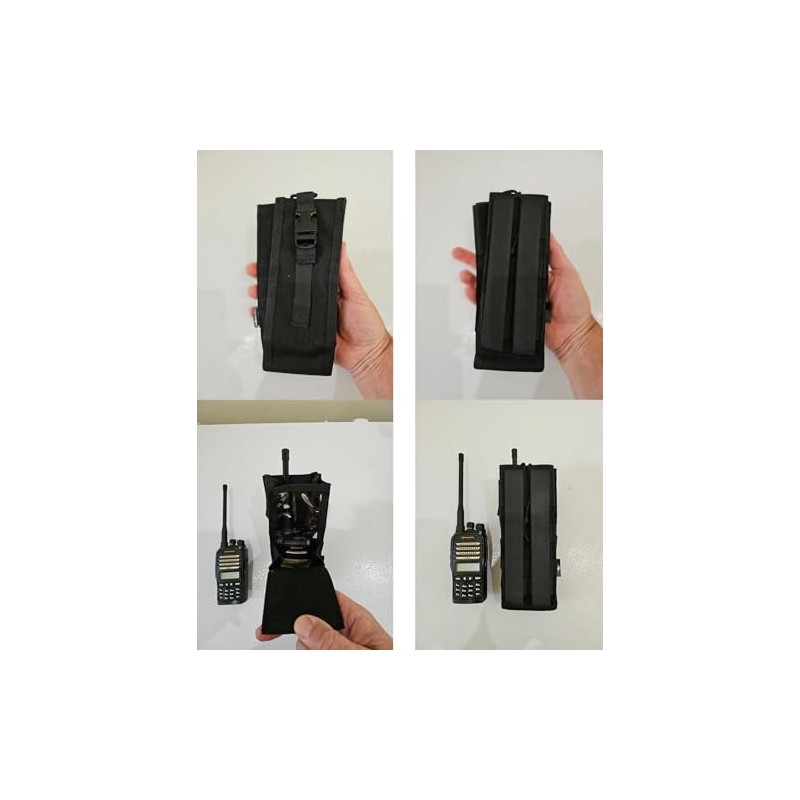 Tactical Radio Pouch for PRC-148/152 - Adjustable 500D Nylon Holder