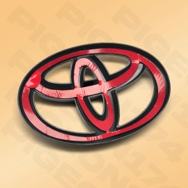 Unbranded Rear Liftgate Emblem Overlay For 4Runner 2010-2024 Accessories Black Out Badge