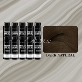 Redken [1, 2, 5, 10 Packs] Redken Brews COLOR CAMO 5 Min Custom Gray Camouflage - [10Packs] Dark Natural
