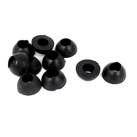 Sourcingmap Gas Valve Rubber Stopper Seal Ring Part Voltage Regulator Black 10 Pcs