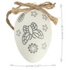 com-four® 18 x Decorative Easter Hangers - Plastic Easter Eggs