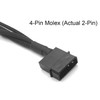 Molex to 3Pin / 4Pin Fan Adapter, Molex Fan Cable,