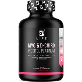B Life Myo y D-Chiro Inositol Platinum Ratio 401 con 130 cápsulas