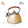 Pinky Up Hadley Stainless Steel Tea Kettle for Stovetop, Whistling