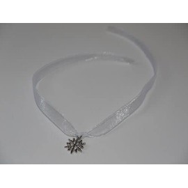 SNOWFLAKE NAPKIN TIES 6pk Christmas Charm Table Decor