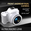 Digital Camera, 16X Optical Zoom, 2K 48MP Vlogging Camera, Rear