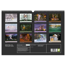 Elfenlichter, die Reise geht weiter (Wandkalender 2026 DIN A3 quer), CALVENDO Monatskalender