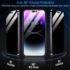2Pcs Full Coverage Tempered Glass Screen Protectors Privacy Film for