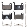 2 Sets Semi-Metallic Bicycle Disc Brake Pads for Shimano Deore
