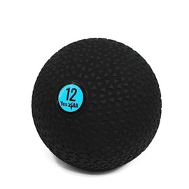 Yes4All Slam Ball, No-Bounce Ball for Exercise, Cross Training and Core Strength Workout 12lbs - Triangle Black