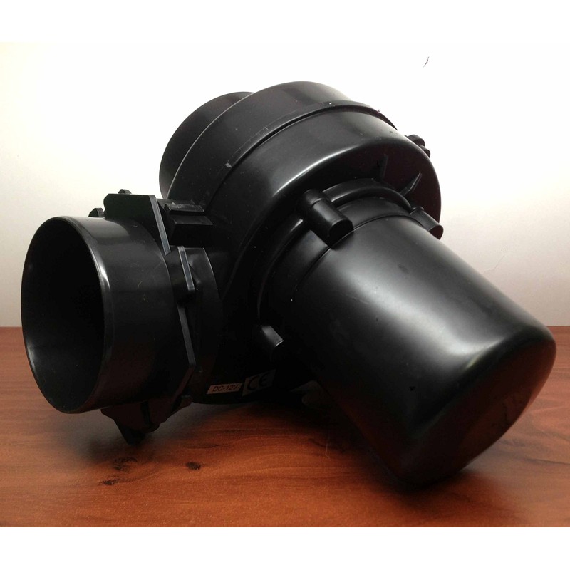 Marine Grade Plastic Bilge Blower 99 CuFt/Min 12VDC 3" Opening