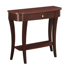 Convenience Concepts Newport Console Table, Mahogany