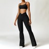 ABOCIW Workout Sets for Women 2 Piece Twist Back Scoop