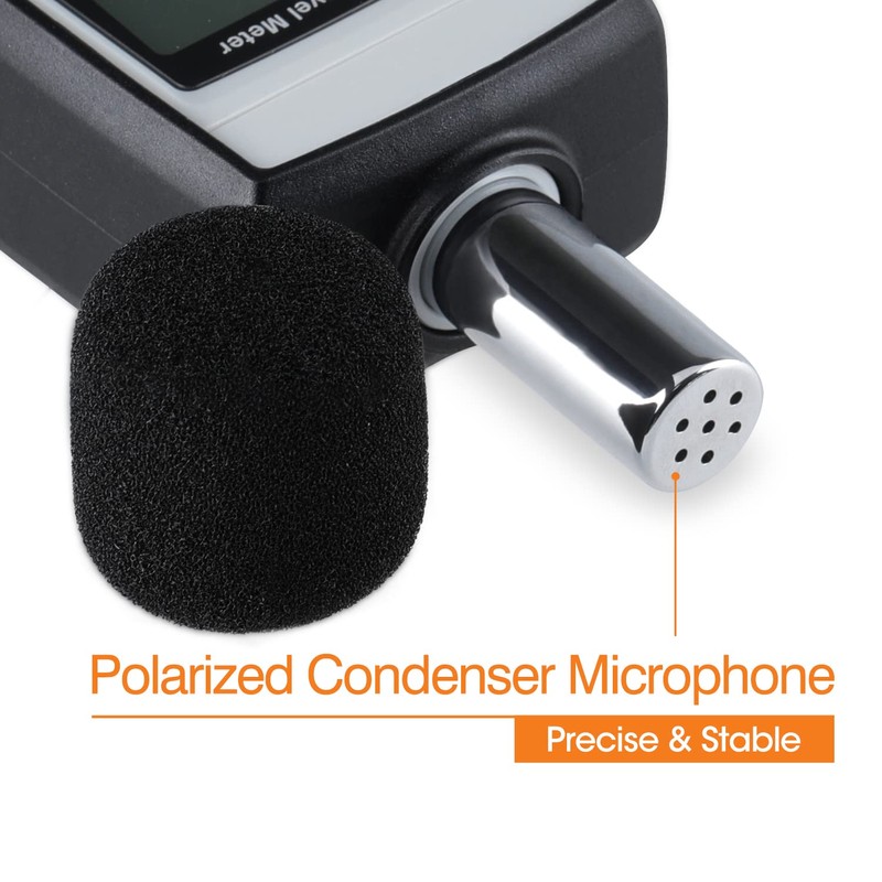 Digital Sound Level Meter Hand-held Sound dB Meter with Programmable