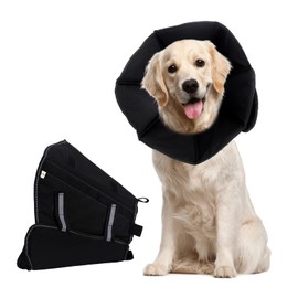 Collar for Pets, Lightweight, Comfortable, Soft, Recovery, Elizabethan for Pets, Adjustable Protective Collar for Dogs, Cats, Anti-Bite / Lick Recovery After Surgery, L/XL to Choose From (XL)