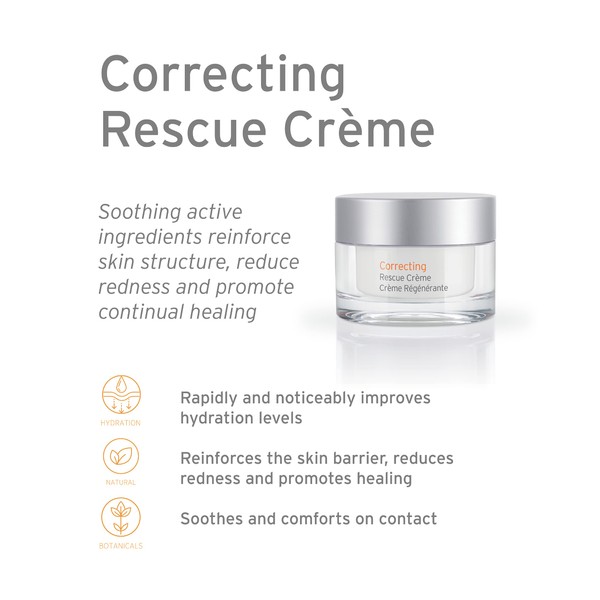 Kerstin Florian Rescue Cremè, Ultra Hydrating Face Moisturizer, Day to Night Cream with Shea Butter & Vitamin E to Boost Collagen & Elastin, Reduce Wrinkles & Heal Dry Skin, Paraben Free (1.7 fl oz)
