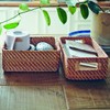 MUJI 47028454 Rattan Box with Handle, Stackable, Rattan (V) Approx.