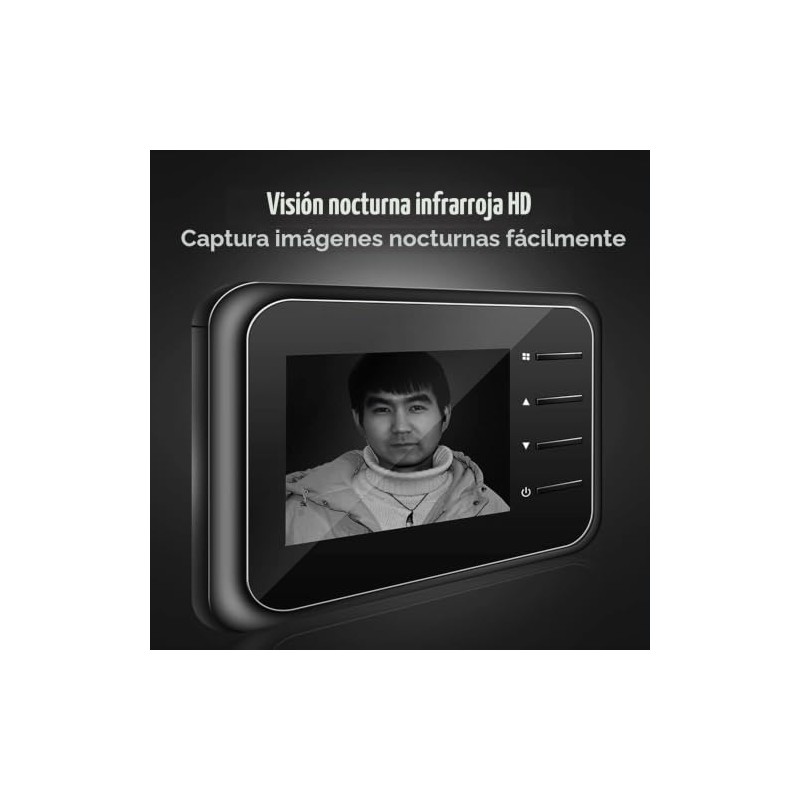 Timbre Visor de Puerta de 2.4 Pulgadas, Visor de Mirilla,