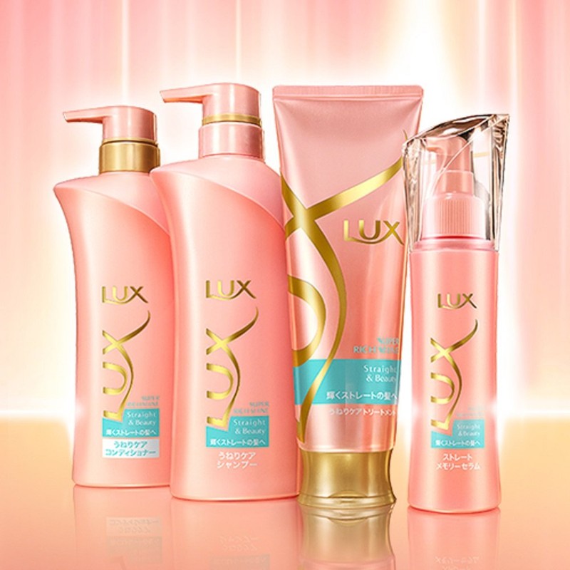 lux straight and beauty conditioner pump 400g