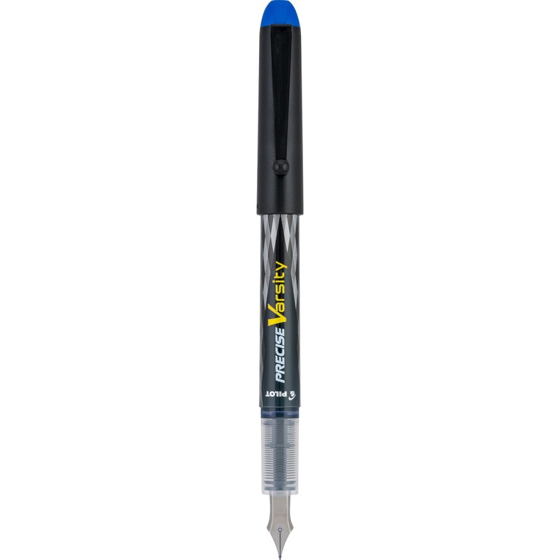 PILOT Precise Varsity Pre-Filled Fountain Pens, Medium Point Stainless Steel