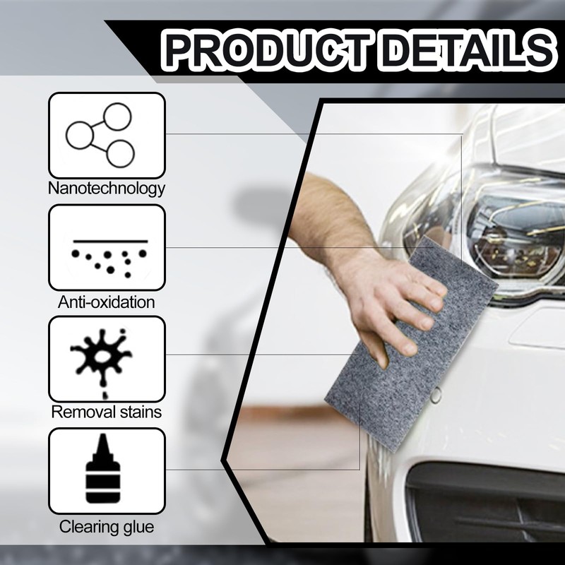 Katyjun Nanosparkle Cloth, Nano Cloth in Test for Car, Pack