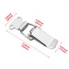HJGarden 2PCS 90 Degree Right Angle Latch 304 Stainless Steel
