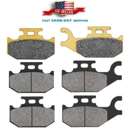 H&H bros Front Rear Brake Pads for Can-Am Outlander 330 2x4 4x4 2003 2004 2005 Brake Pads