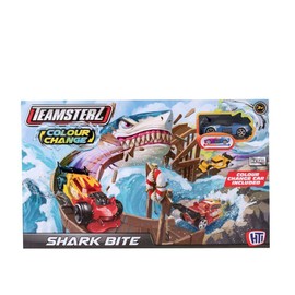 Grandi Giochi - Teamsterz Shark Bite Racetrack with Colour Changing Car - GG00994