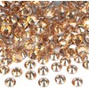 2880PCS Art Nail Rhinestones Non Hotfix Glue Fix Round Crystals