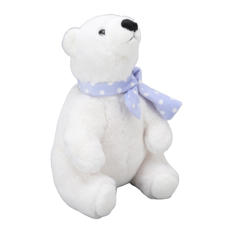 White Bear Stuffed Baby Soft Comfortable Cream Animal Plush Sleep