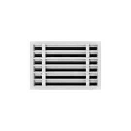 BUILDMART - 18x12 Modern AC Vent Cover - Decorative White Aluminum Air Vent - Standard Linear Slot Diffuser - Heating and Cooling Register Grille for Ceiling, Walls & Floors - Texas Buildmart