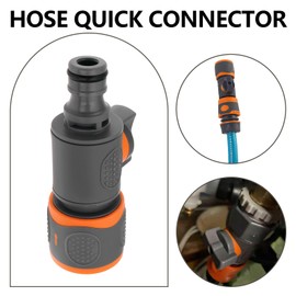 Create idea 6Pcs Garden Hose Quick Connector Shut-off Valve End 16mm 94.7x44.2mm Applicable to 1/2 3/8 1/4 3/4 Inch Quick Connectors for Lawns Agriculture Villas