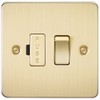 Knightsbridge FP6300BB Brushed Brass FPAV6300BB Flat Plate 13A Switched Fused